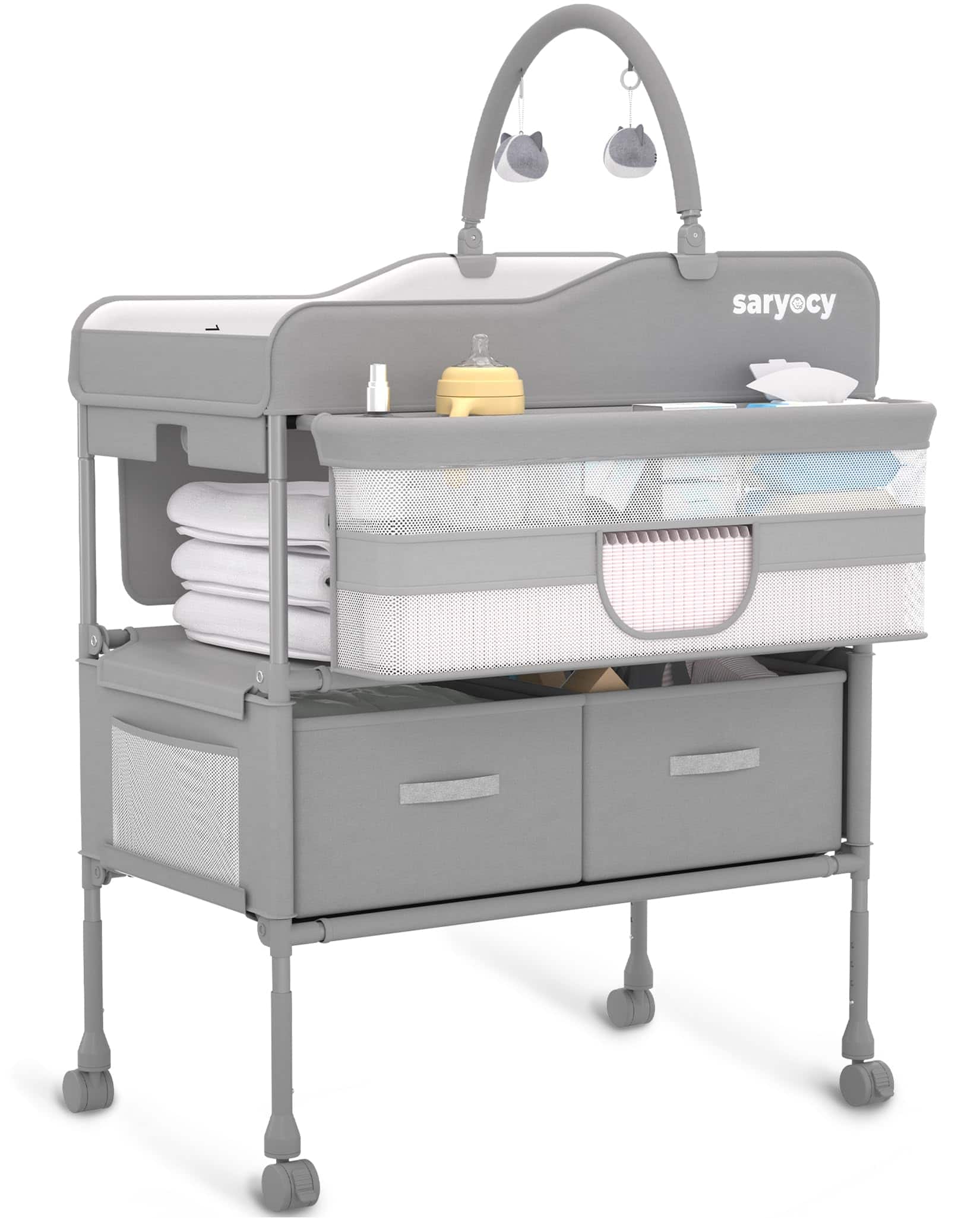Mesa de Cambio para Bebés Saryocy, Mesa de Cambio Plegable