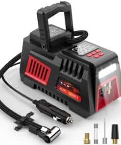 Compresor de aire digital portátil para llantas de