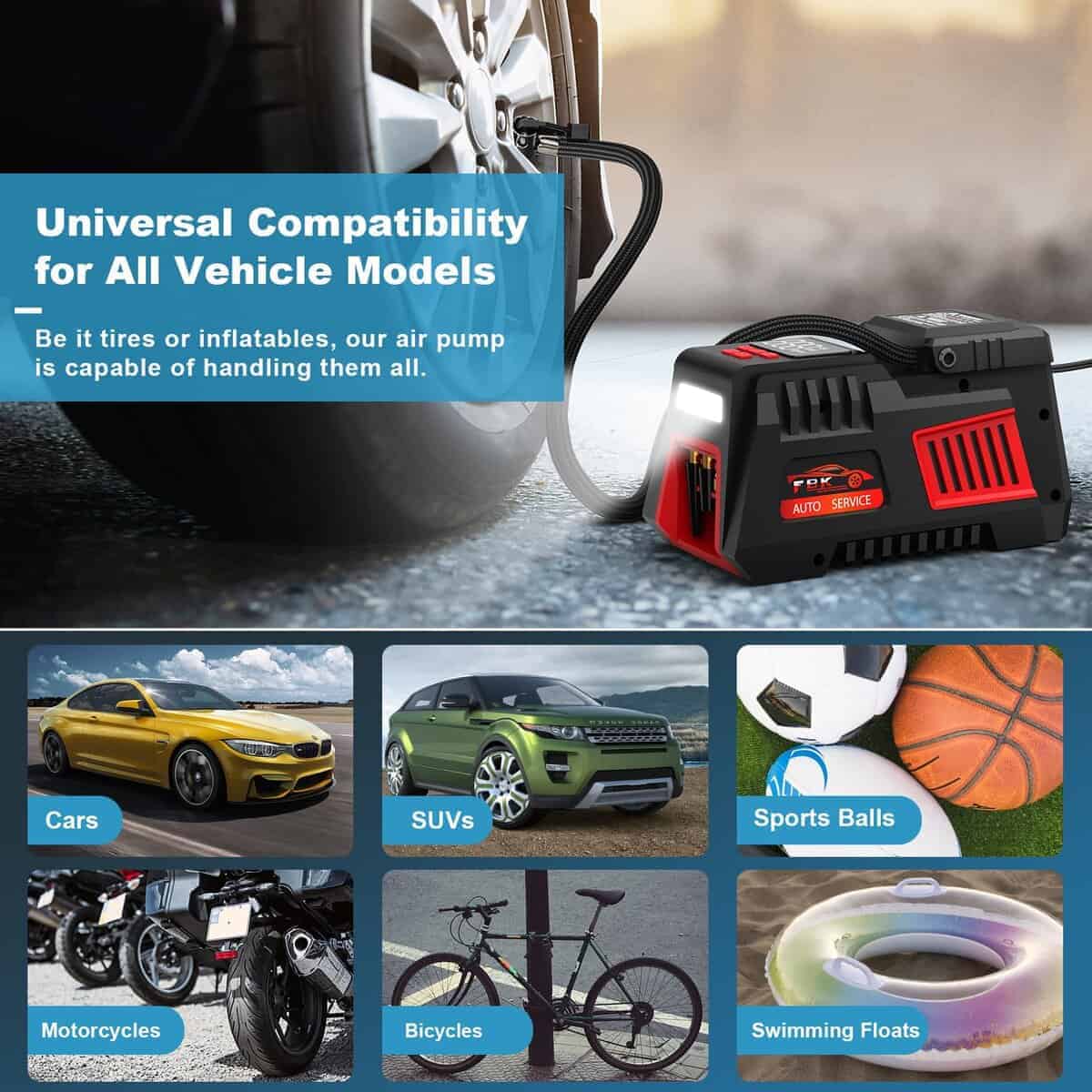 Compresor de aire digital portátil para llantas de - Imagen 5