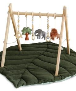 Gimnasio de Juegos para Bebés de Madera Razee, Tapete de