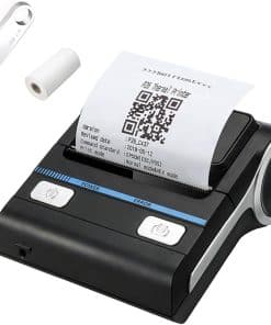 Impresora térmica portátil bluetooth de recibos de 80 mm,