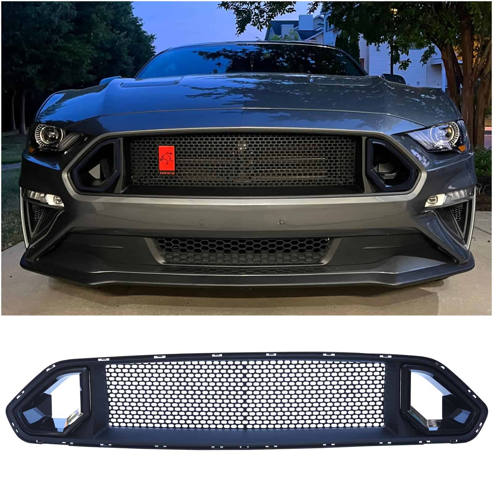 Parrilla WildWell Mustang Para Ford Mustang 2018-2023