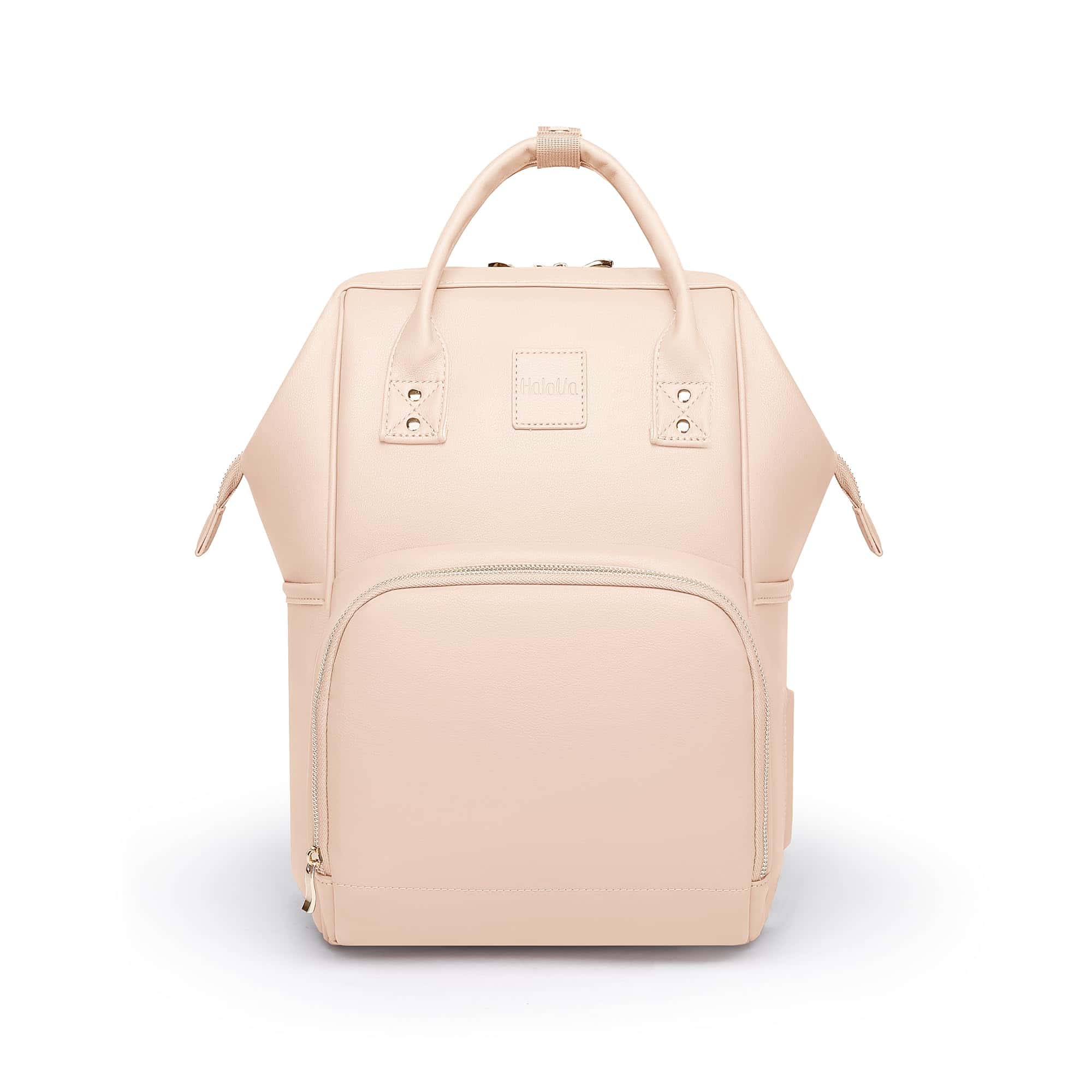 HaloVa Bolsa de Pañales, Mochila de Cuero Ecológico para