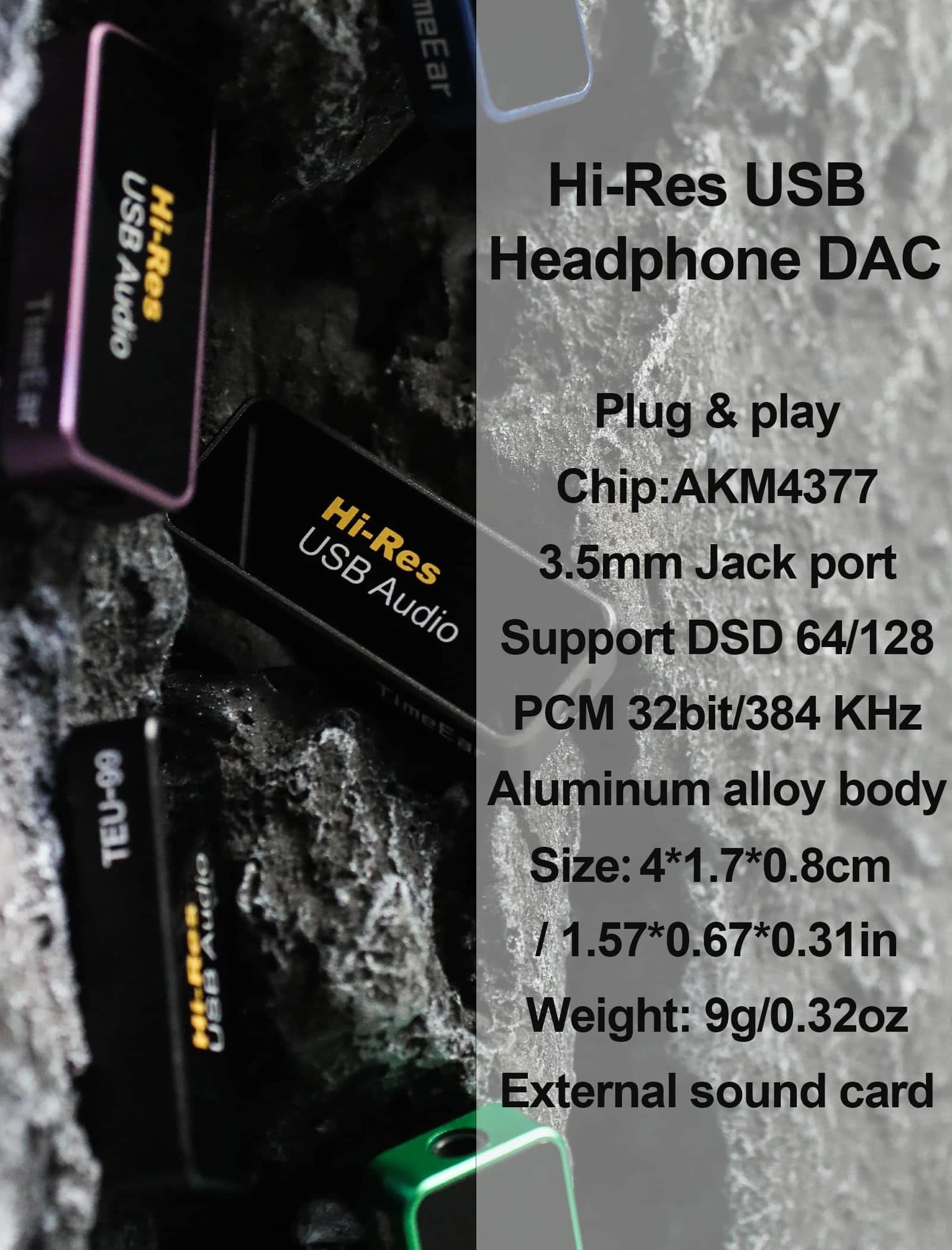 Amplificador de Auriculares Decodificador USB-C de Alto - Imagen 6