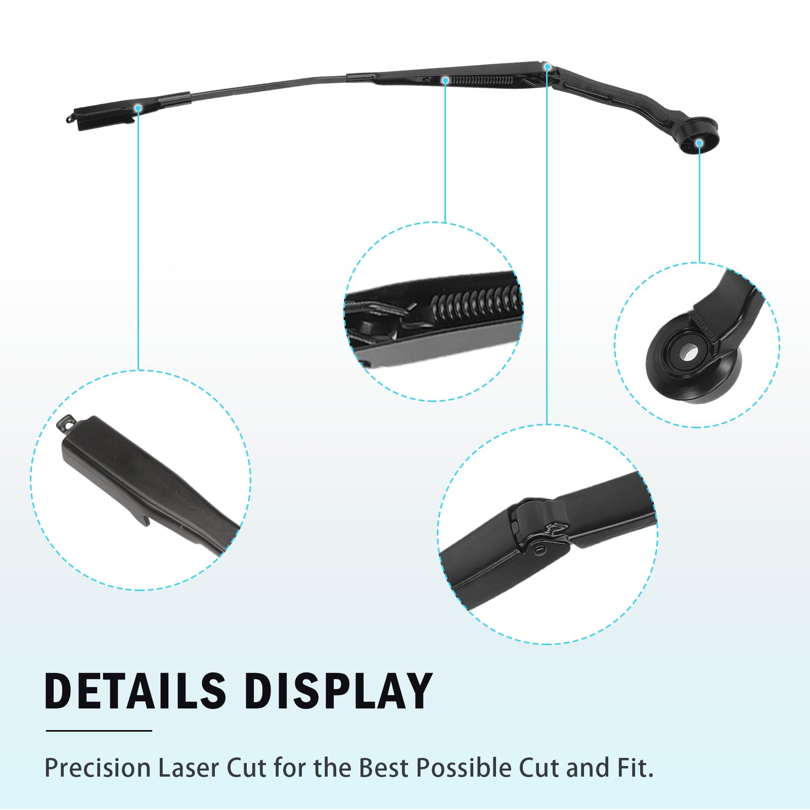 43513 Brazo limpiaparabrisas delantero lado del conductor - Imagen 5