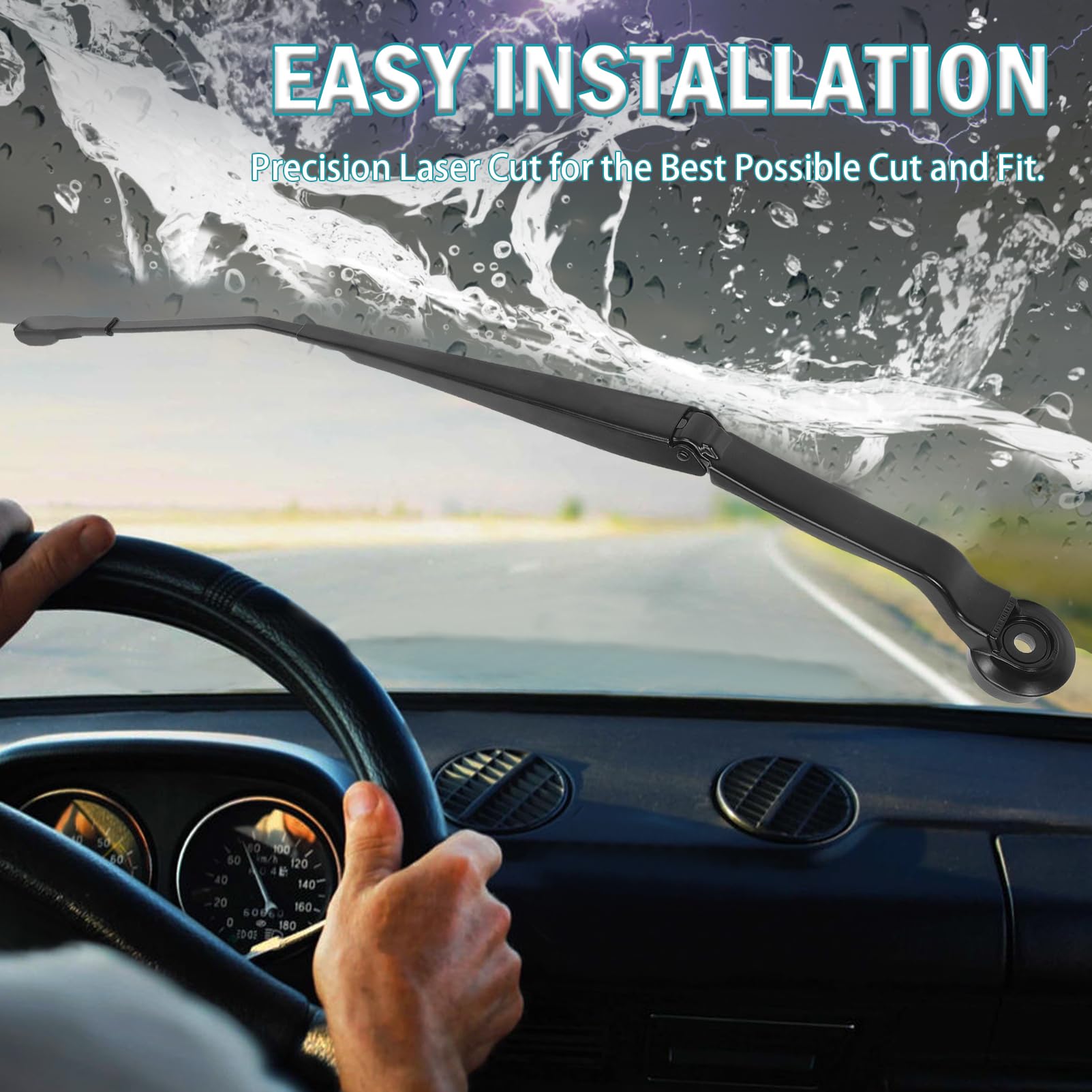 43513 Brazo limpiaparabrisas delantero lado del conductor - Imagen 8