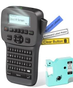 Máquina etiquetadora EazeID con cinta impermeable,