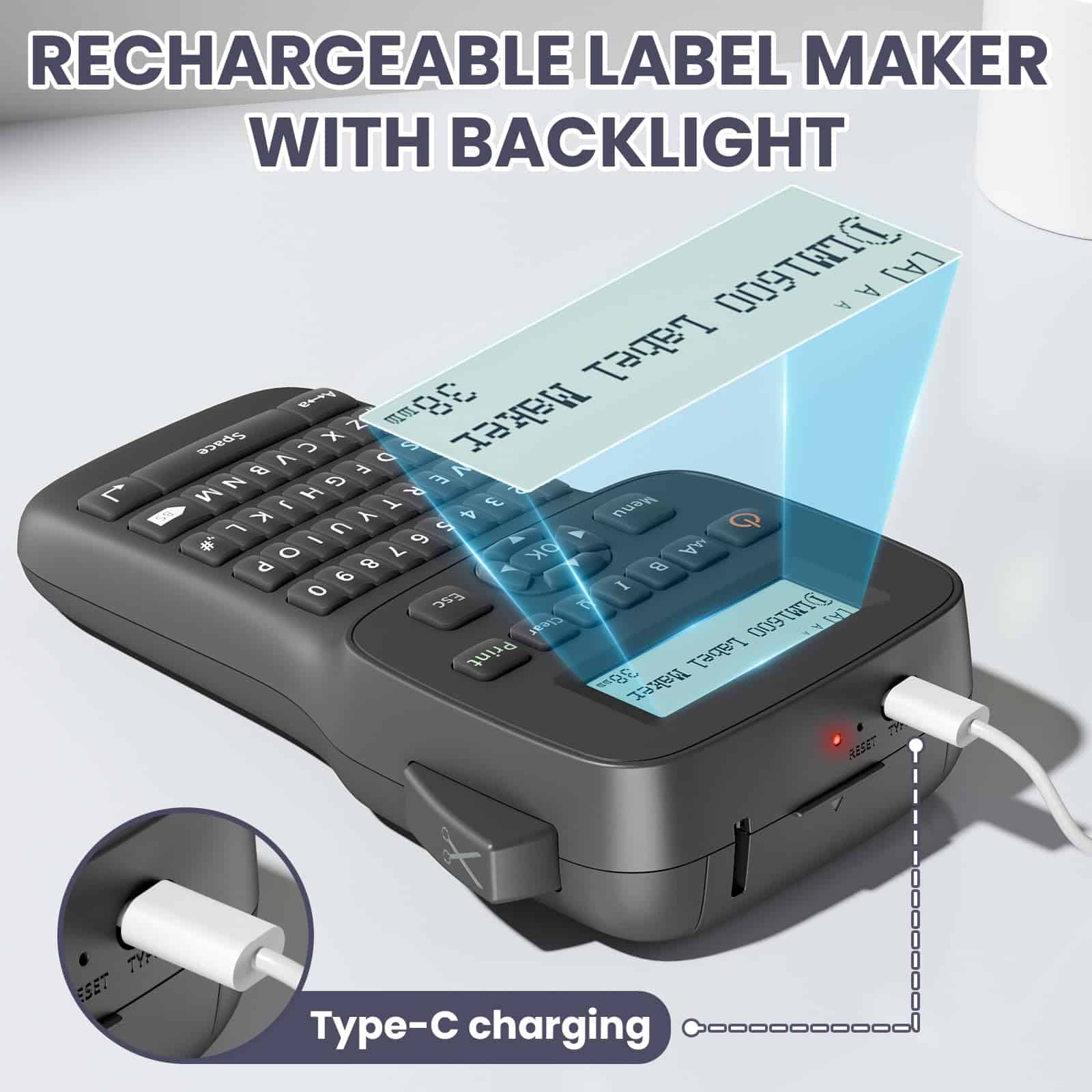 Máquina etiquetadora EazeID con cinta impermeable, - Imagen 6