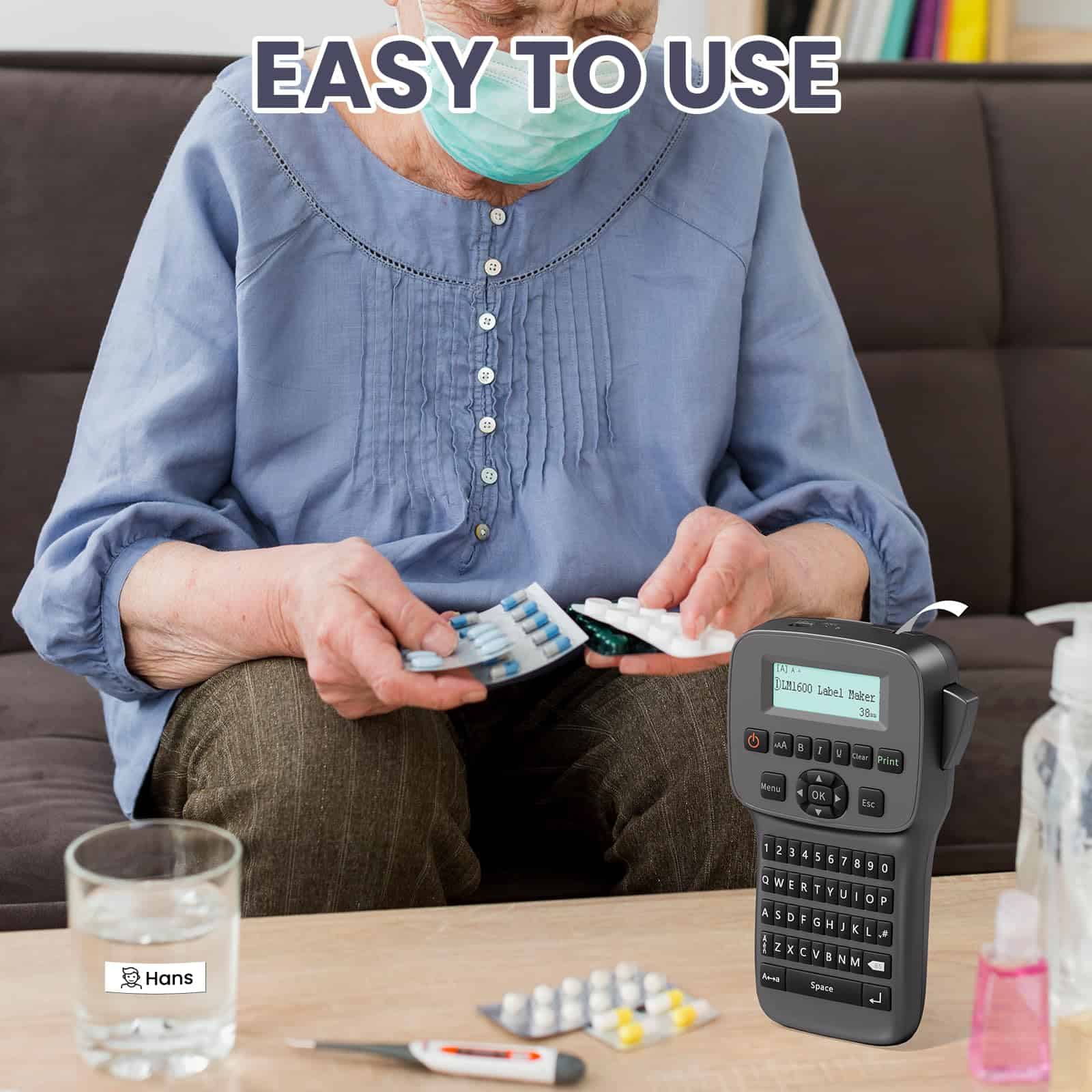 Máquina etiquetadora EazeID con cinta impermeable, - Imagen 8