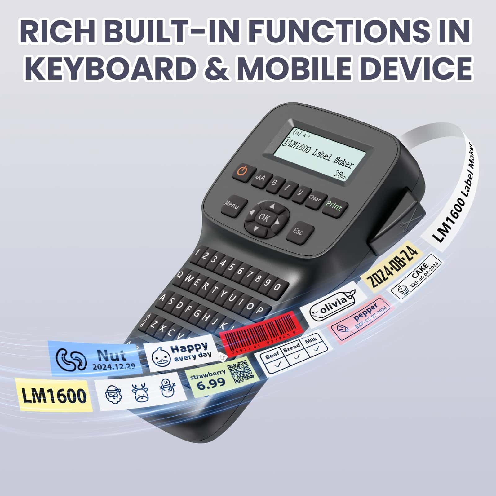Máquina etiquetadora EazeID con cinta impermeable, - Imagen 5