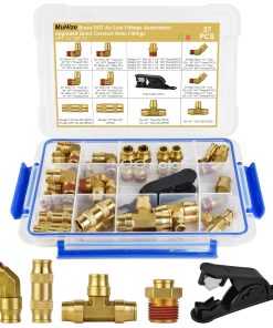 MuHize Kit de surtido de accesorios para líneas de freno de