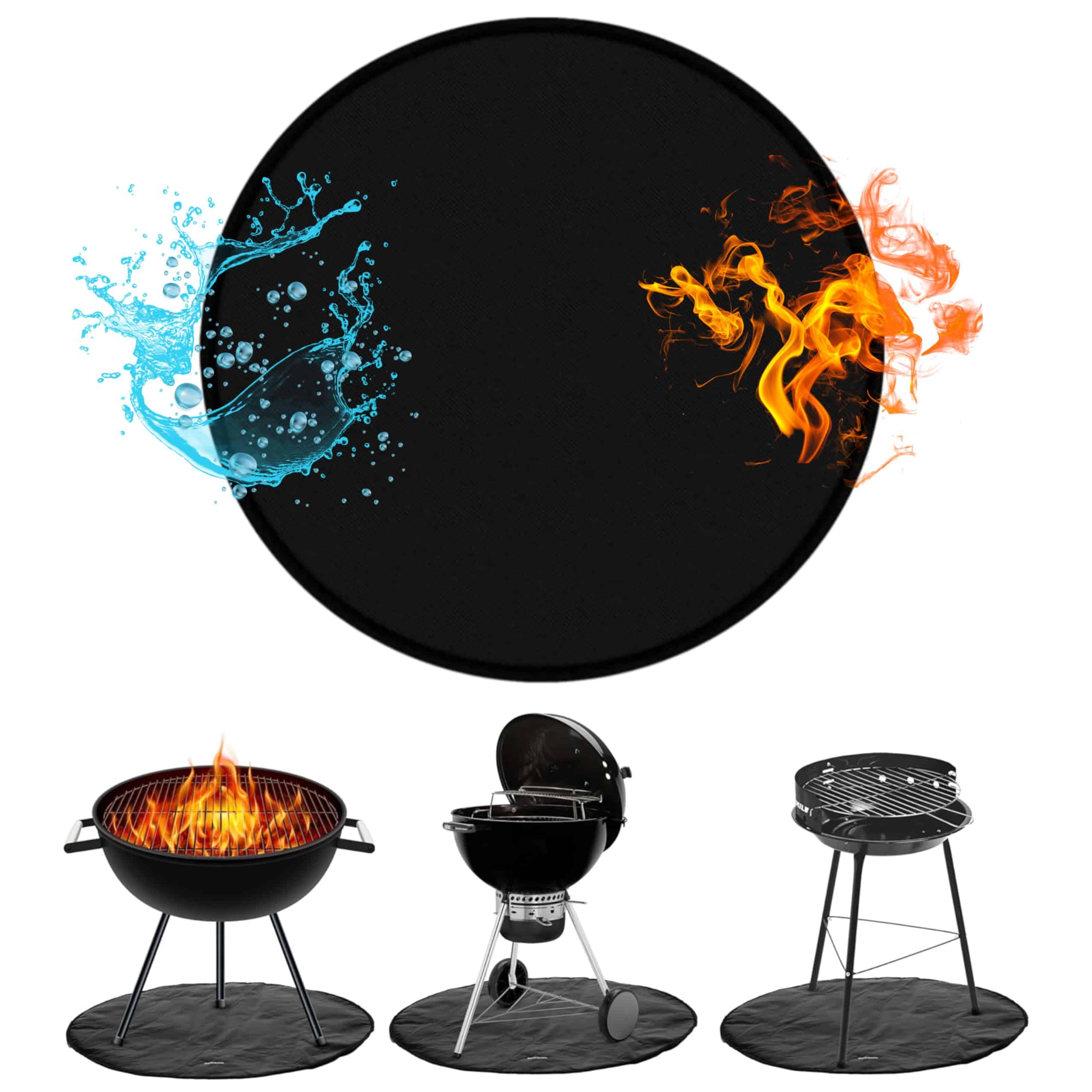 Tapete para fogatas, 36� Redondo 5 Capas, Tapetes para