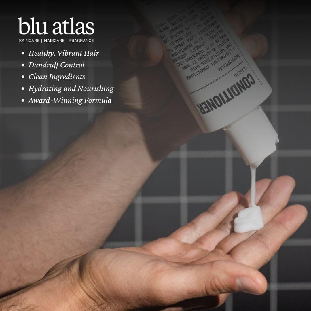 Acondicionador Natural Blu Atlas para Hombres - Orgánico, - Imagen 3