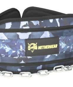 Cinturón Nethergear para Levantamiento de -Camuflaje Azul (N