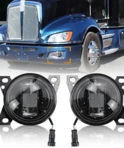 Luces de niebla LED Sterlix negras de 12V compatibles con