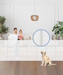 Borthmiu Puertas de Bebé Retráctiles Reforzadas de 100