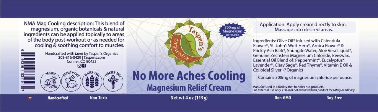 Crema Refrescante No Más Dolores de Magnesio de Taspen's - Imagen 9