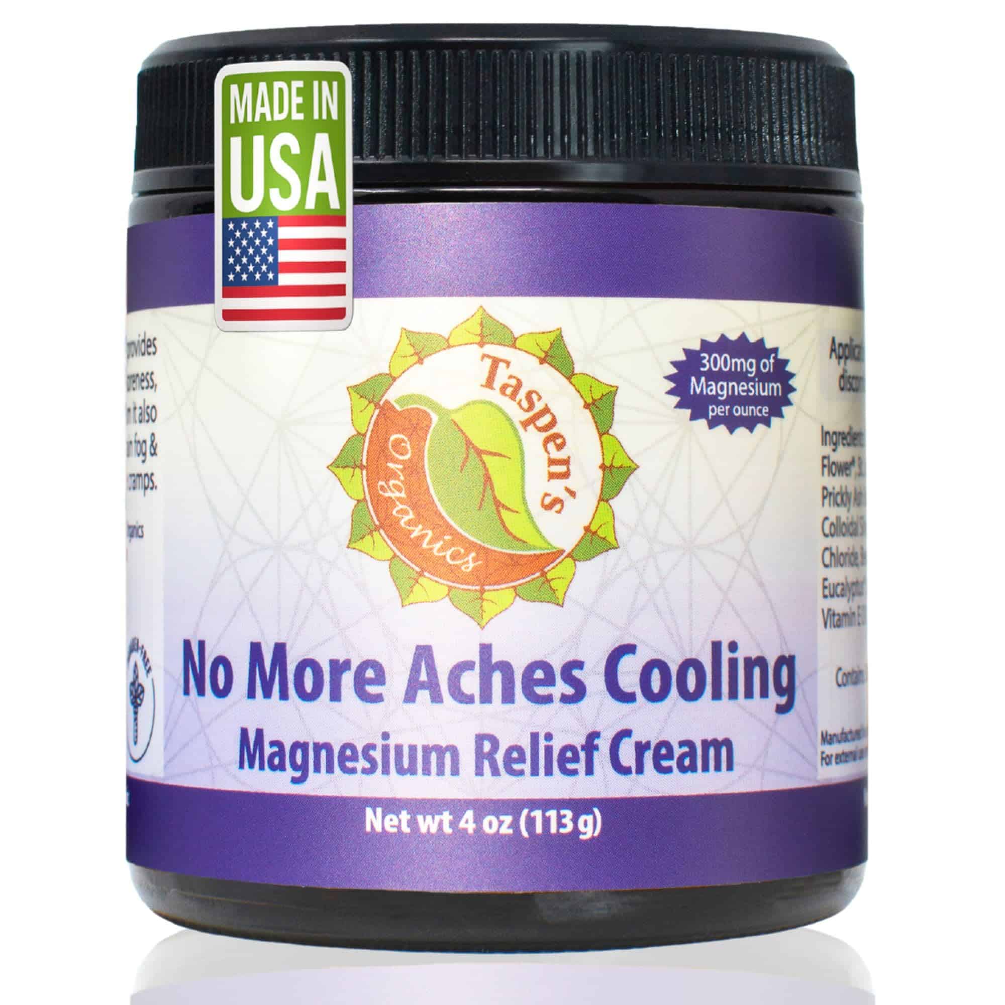 Crema Refrescante No Más Dolores de Magnesio de Taspen's