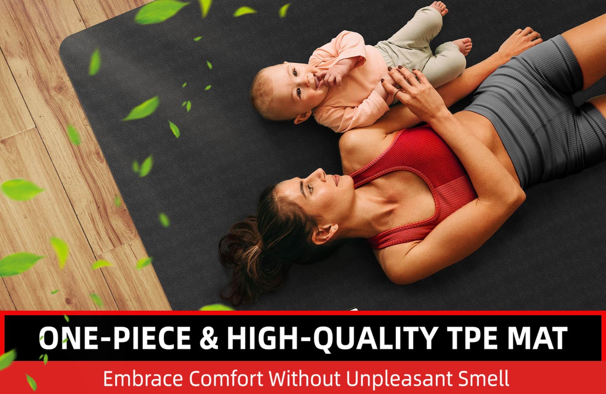 Tapete Grande de Yoga GymCope, Tapetes de Ejercicio para - Imagen 10