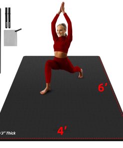 Tapete Grande de Yoga GymCope, Tapetes de Ejercicio para