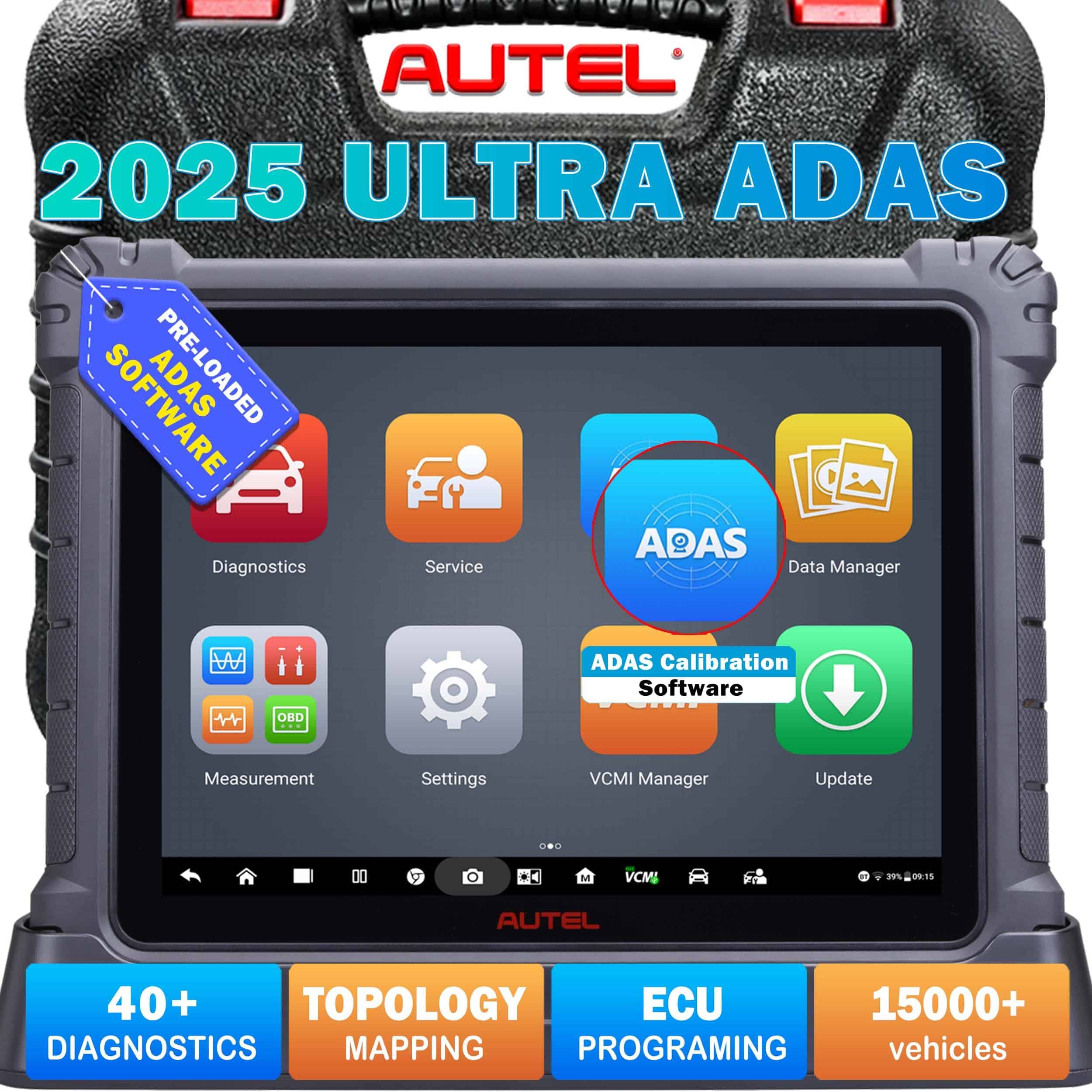 Autel Scanner Ultra ADAS 2025 Vehicle, Mapeo de Topología
