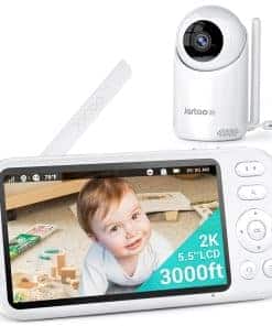 Monitor de Bebé de Video Jartoo con Cámara y Audio 2K,