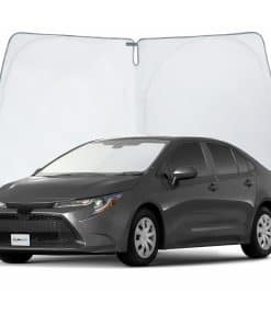 CLIM ART Protector Solar para Parabrisas de -Negro-Plata