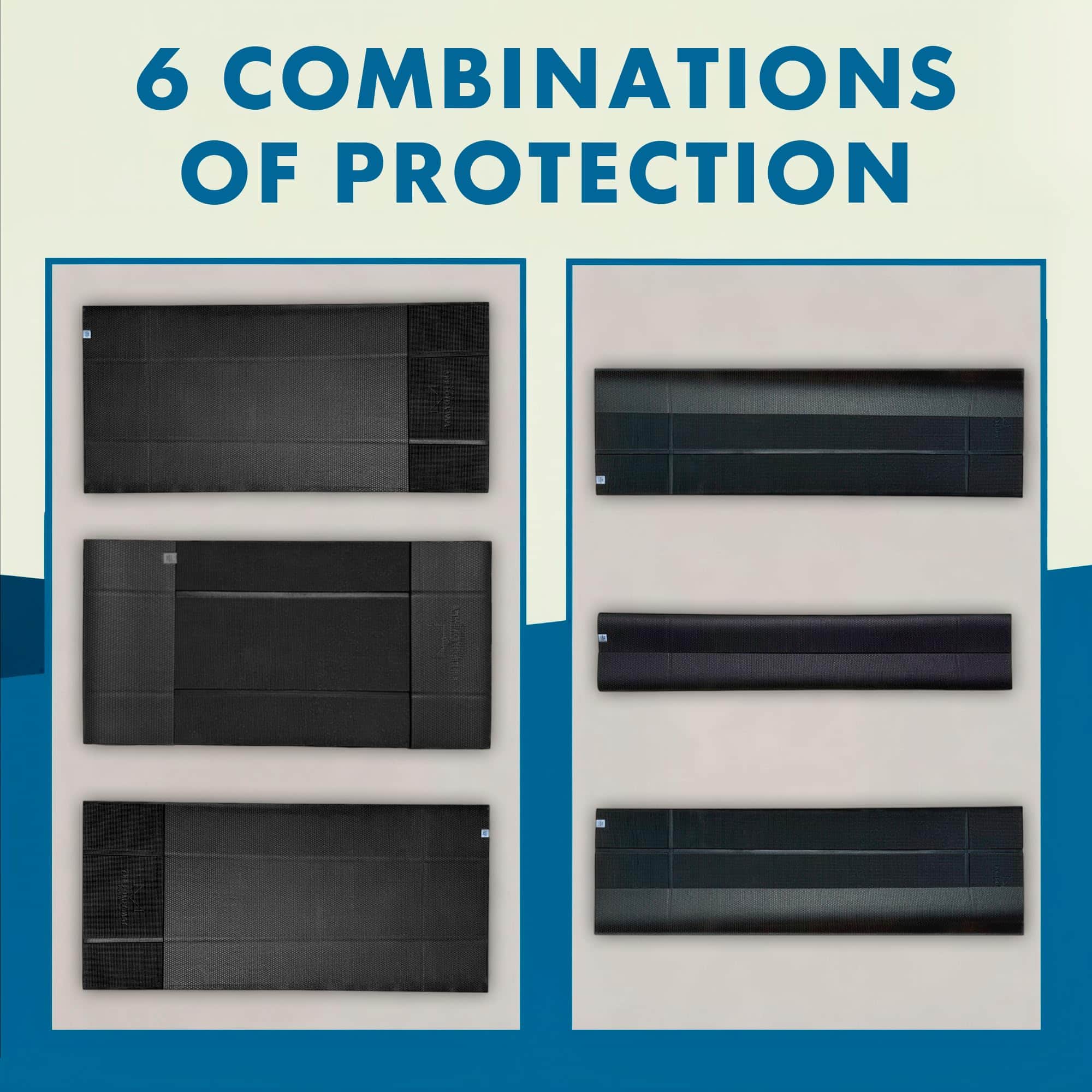 Tapete de Yoga Plegable en 6 Combinaciones; -Negro - 1/3 Pul - Imagen 6