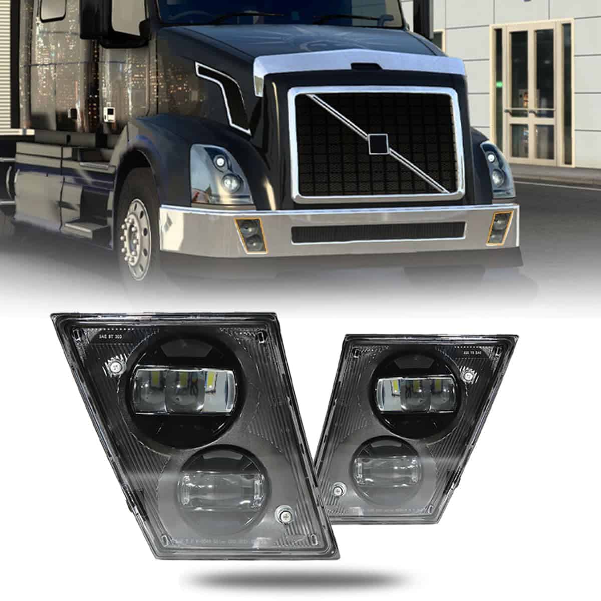 Juego de Luces de Niebla LED Unitedlu para Volvo VNL VN