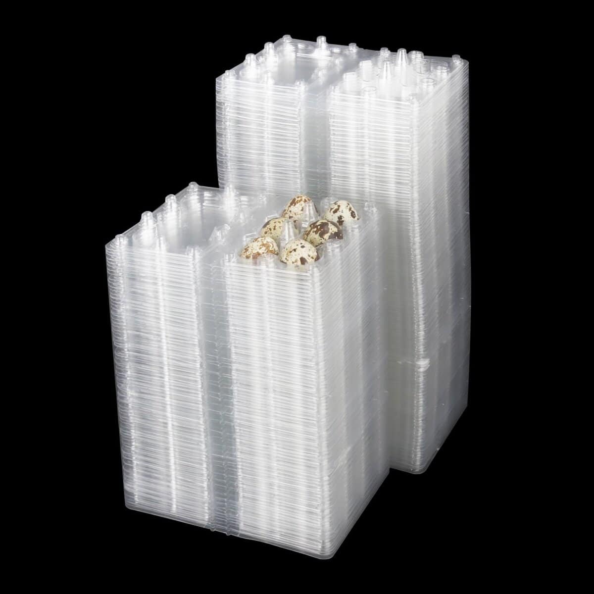 KUKLIPJIM 300 Pack Cartones de Huevos de Codorniz, Bandejas