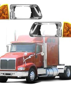 Par de bisel de faro Sterlix con luz de giro LED compatible