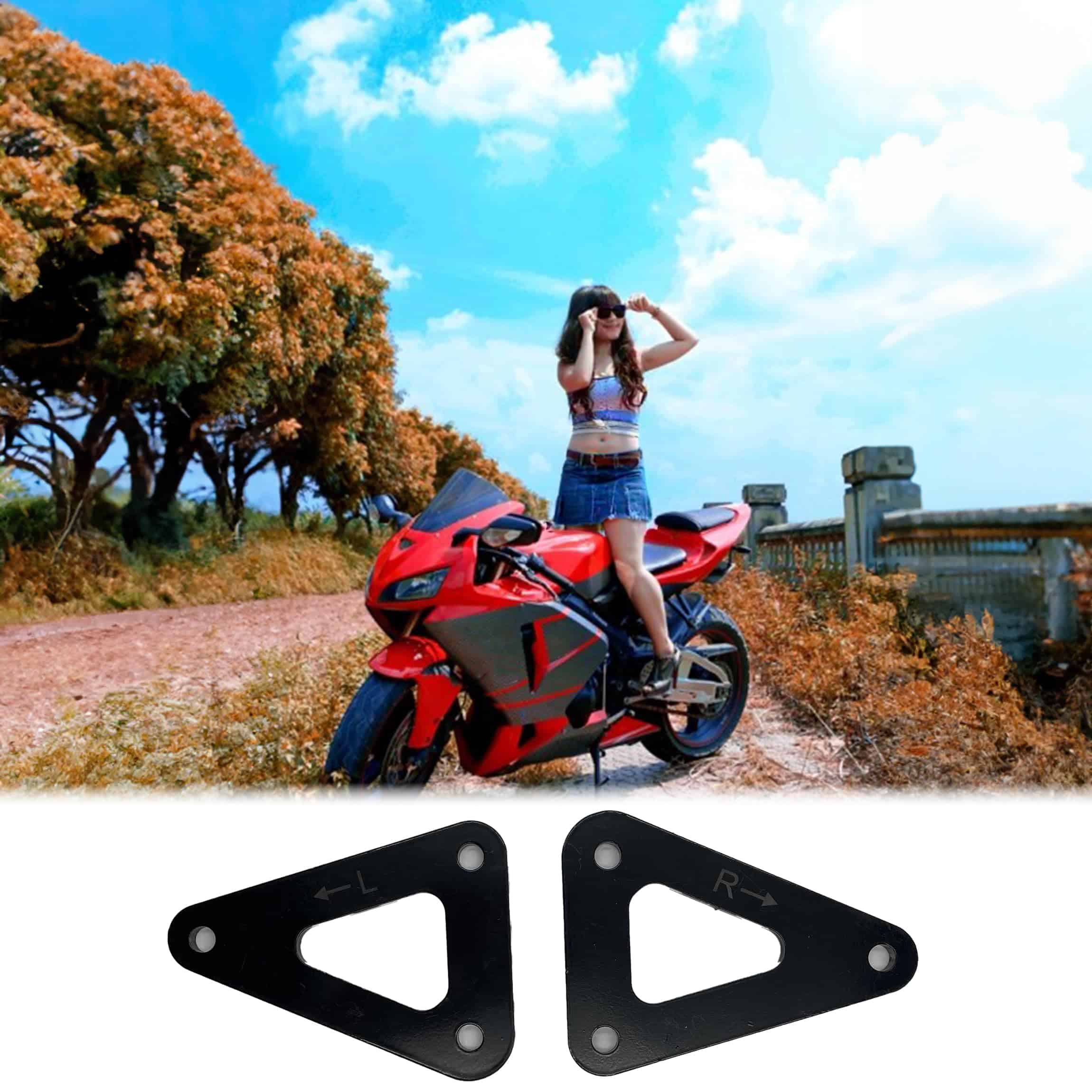 Kit de enlace de rebaja CBR600RR, Rebaja 2", Compatible con
