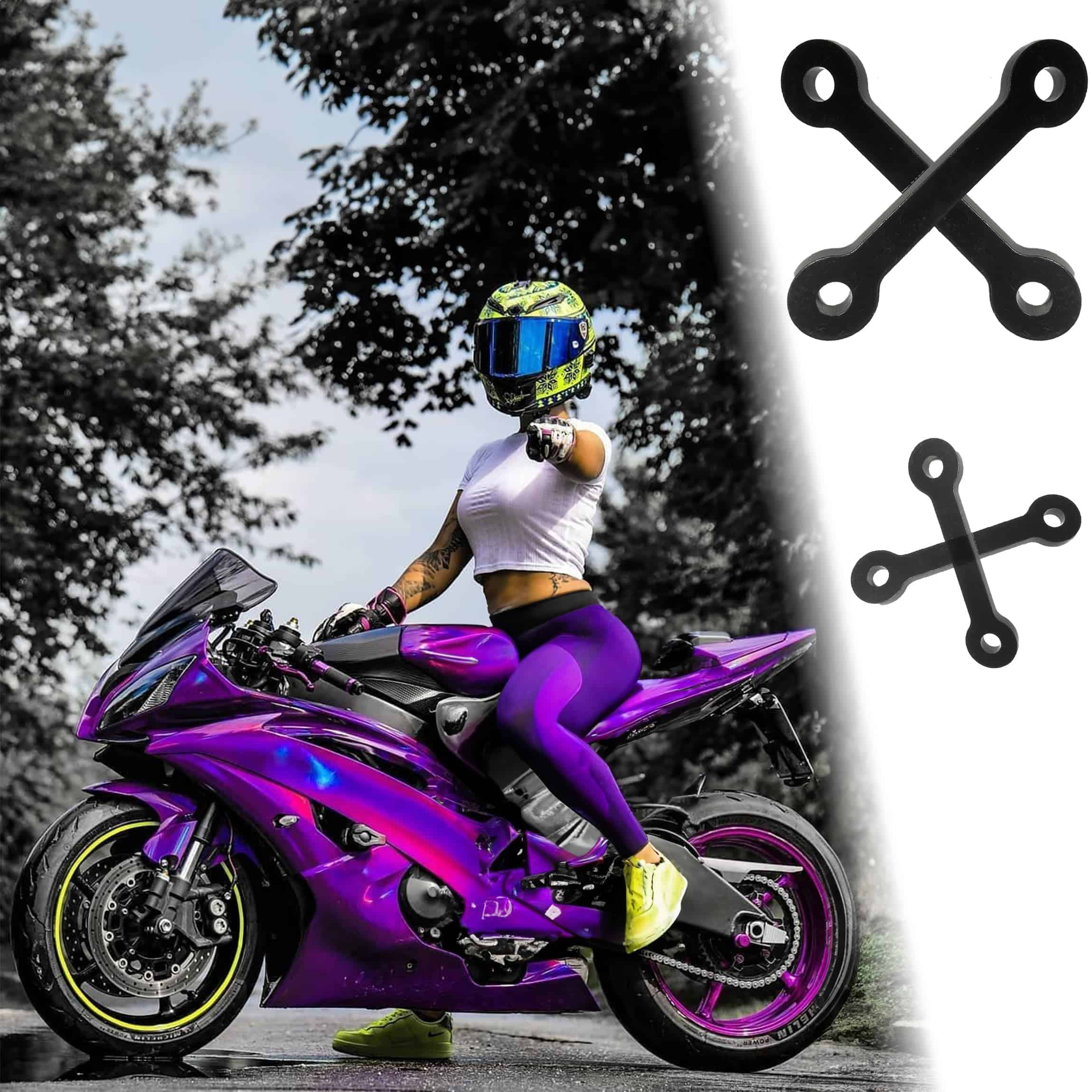 Kit de enlace de rebaja YZF-R6, Rebaja 2 Pulgadas,