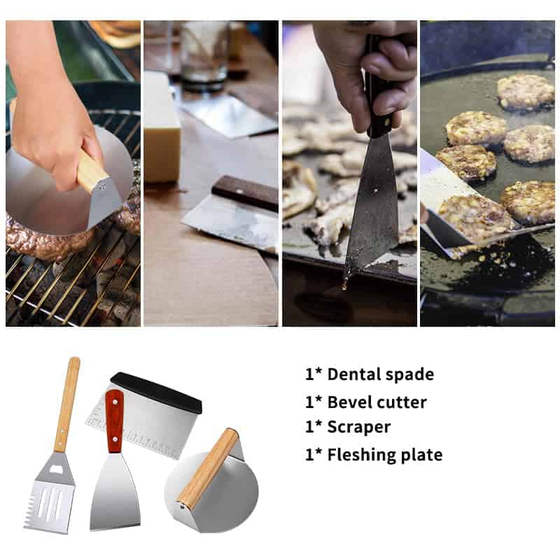 Conjunto de herramientas para barbacoa AOFUXTI - Kit de - Imagen 3