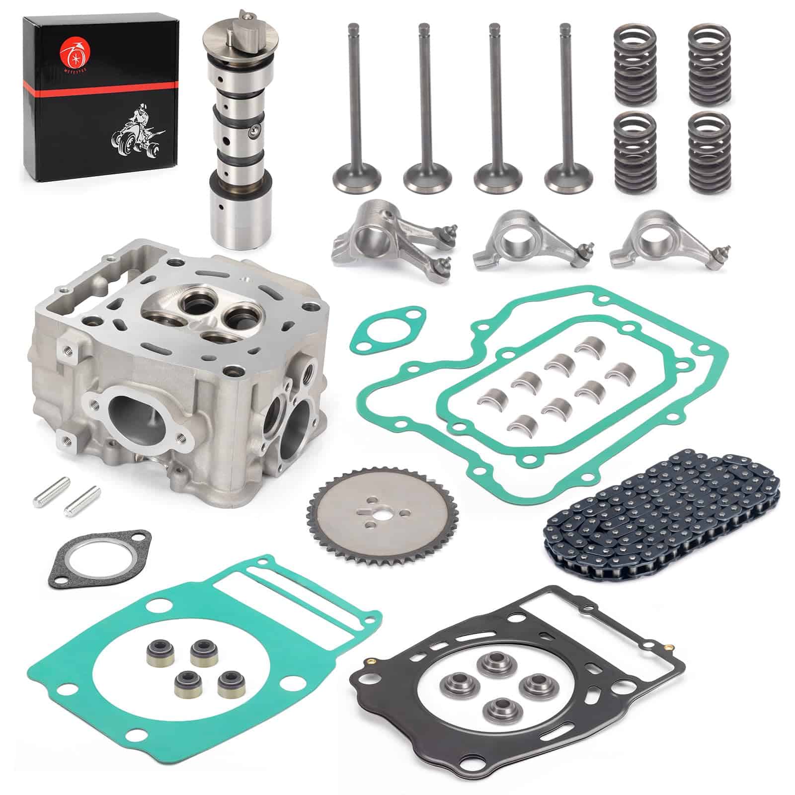 Kit de Cabeza de Cilindro del Motor + Conjunto de Árbol de