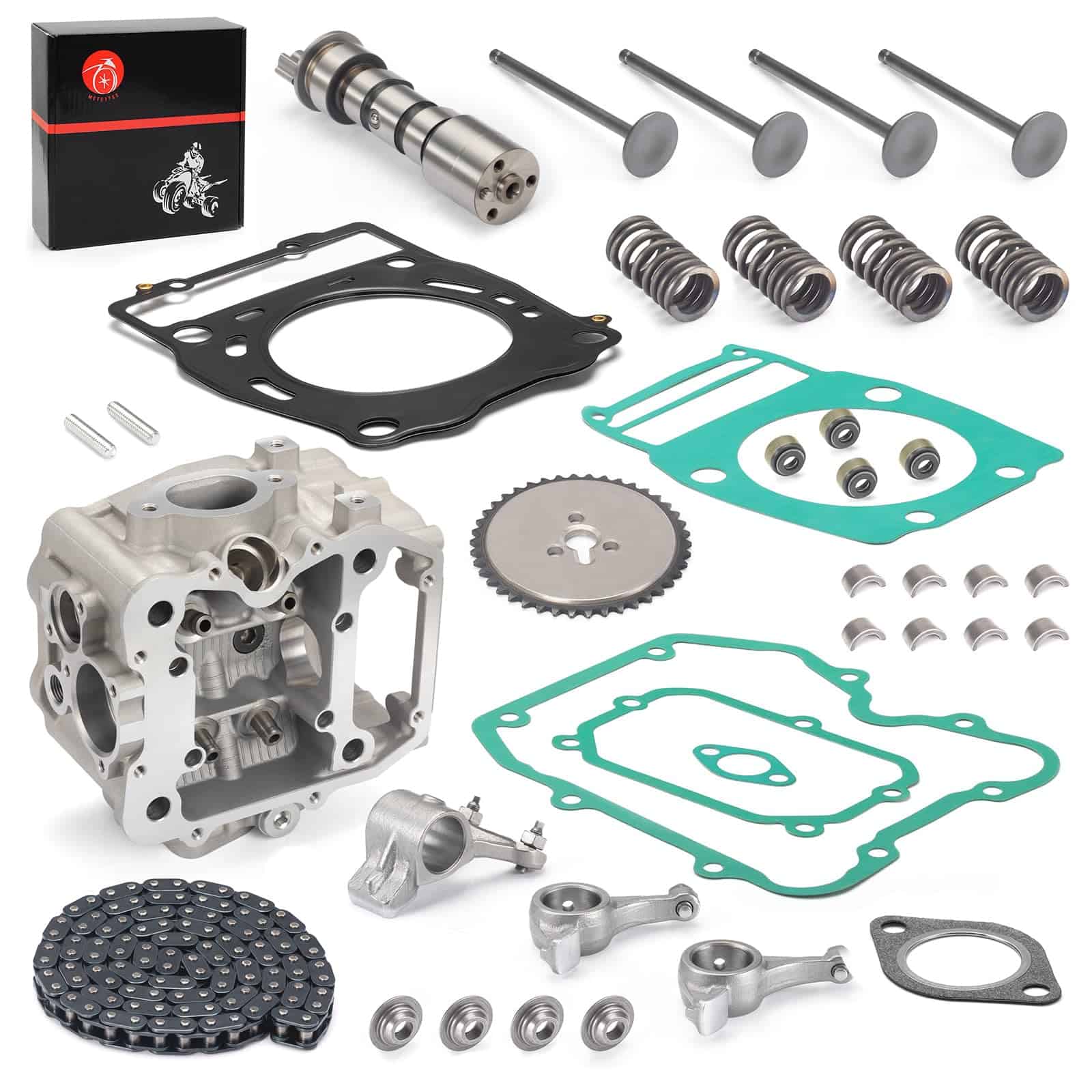 Kit de Cabeza de Cilindro del Motor + Conjunto de Árbol de - Imagen 9
