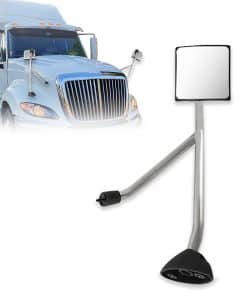 Espejo de capó cromado de repuesto para camiones