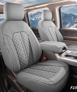 Tecoom Fundas de Asiento Delanteras para F150, Fundas de