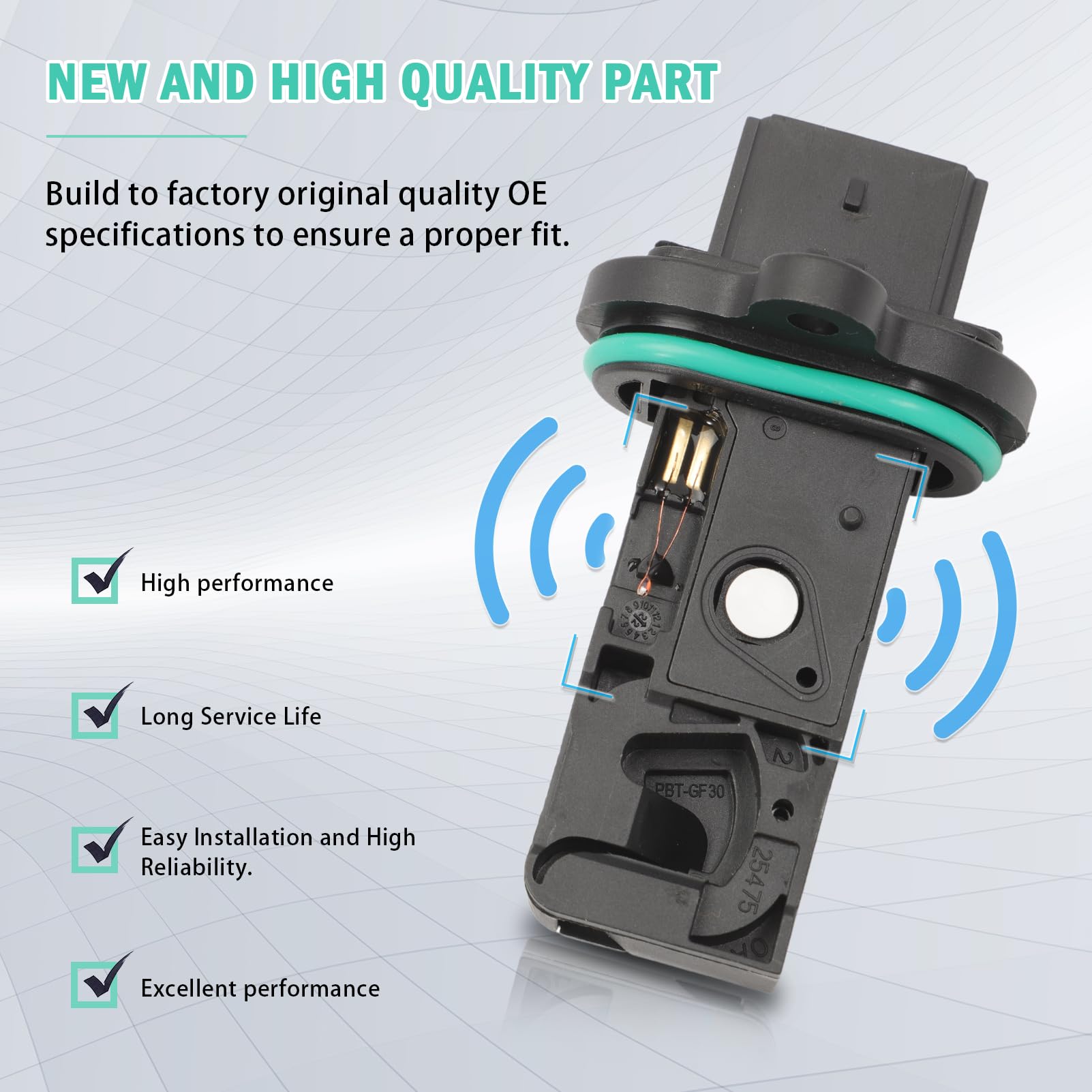 Sensor de flujo de aire MAF compatible con Cascada 1.6L - Imagen 4