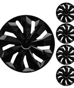 Tapacubos Negro YOLOCKEY15 Cubierta del Rin de la Rueda