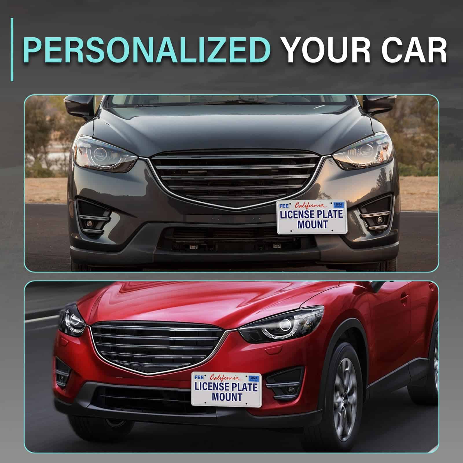 Soporte de placa delantera compatible con Mazda CX-5 - Imagen 5