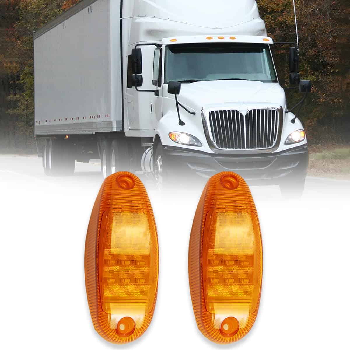 Luz de señal de giro lateral ámbar Seassauto para