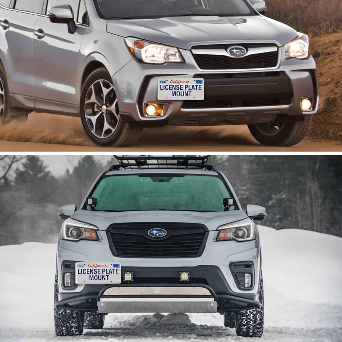 Soporte de placa de matrícula delantero para parachoques - Imagen 7