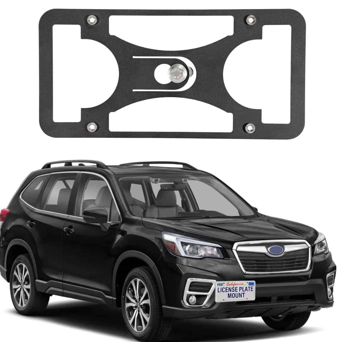 Soporte de placa de matrícula delantero para parachoques