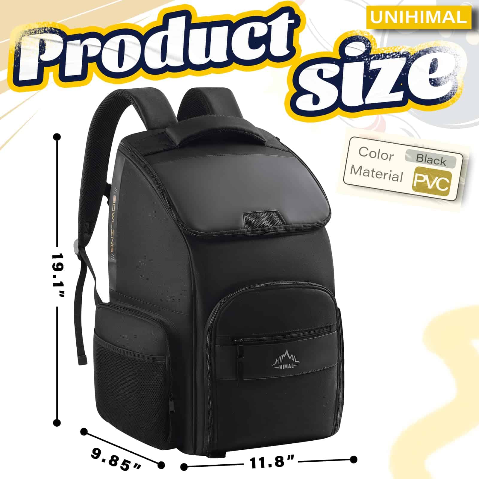 Bolsa de Bolos UNIHIMAL, Mochila de una Bola con - Imagen 6