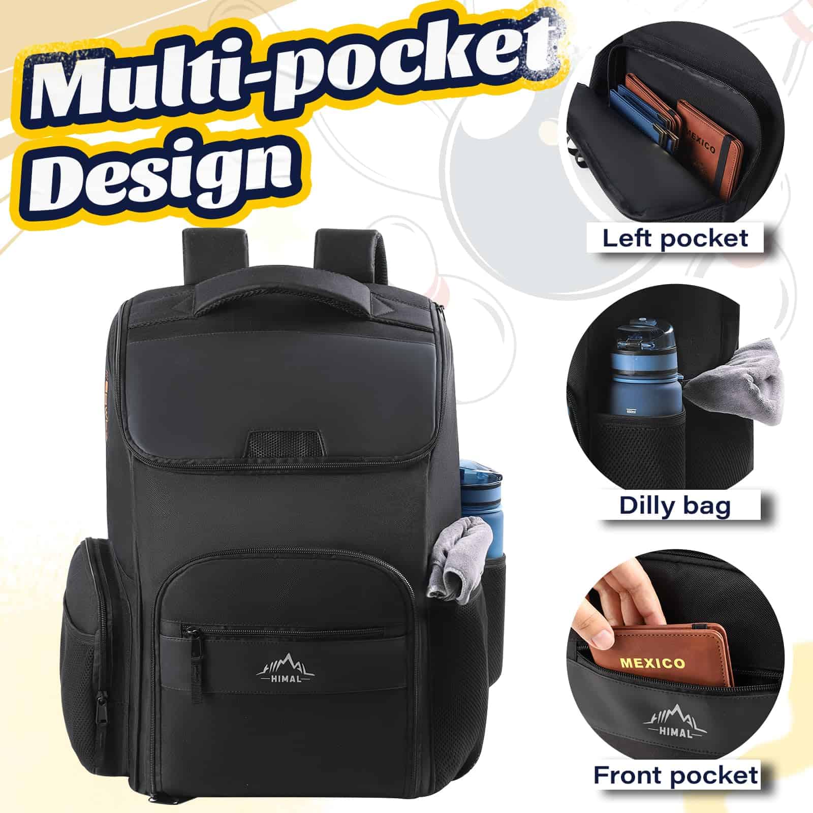 Bolsa de Bolos UNIHIMAL, Mochila de una Bola con - Imagen 5