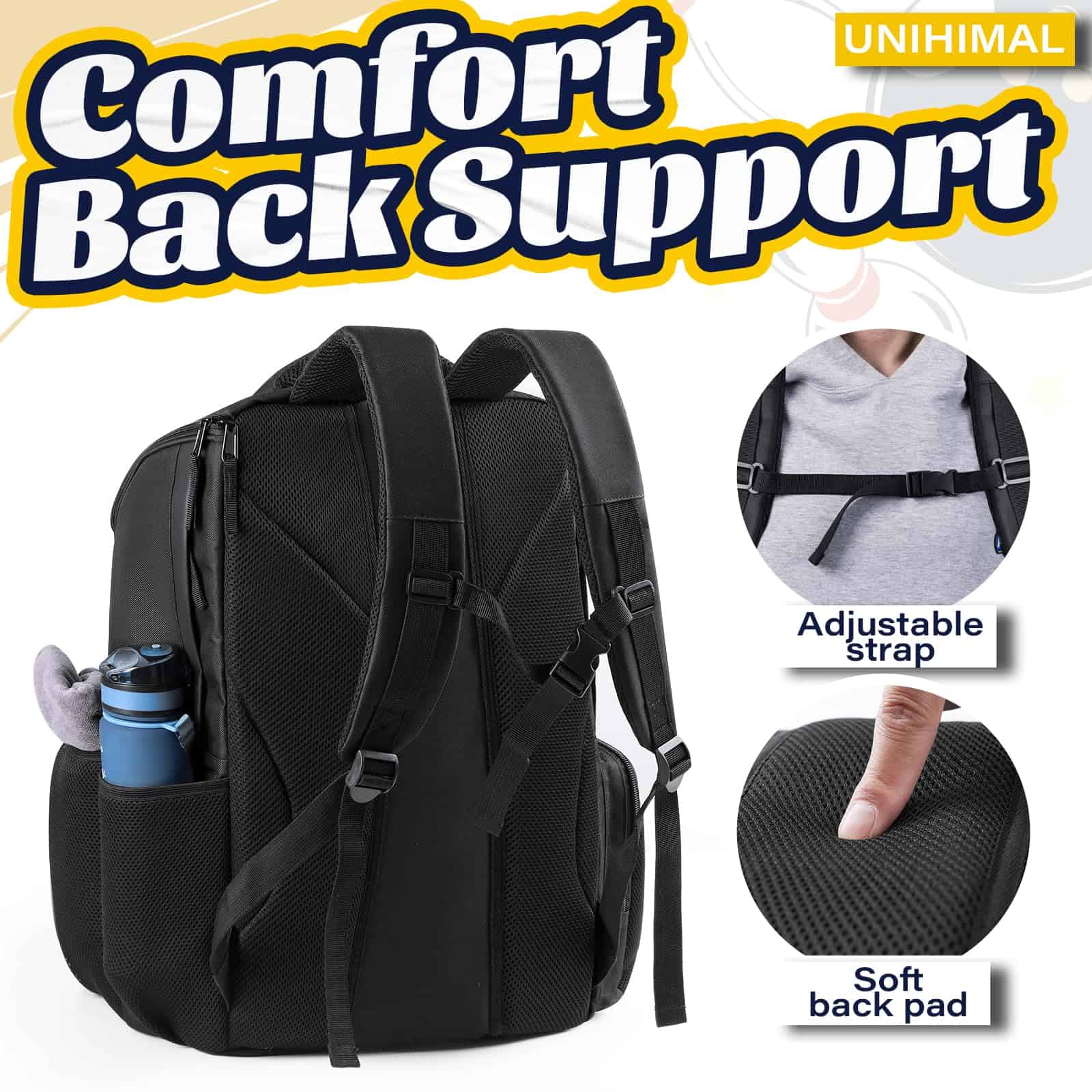 Bolsa de Bolos UNIHIMAL, Mochila de una Bola con - Imagen 7