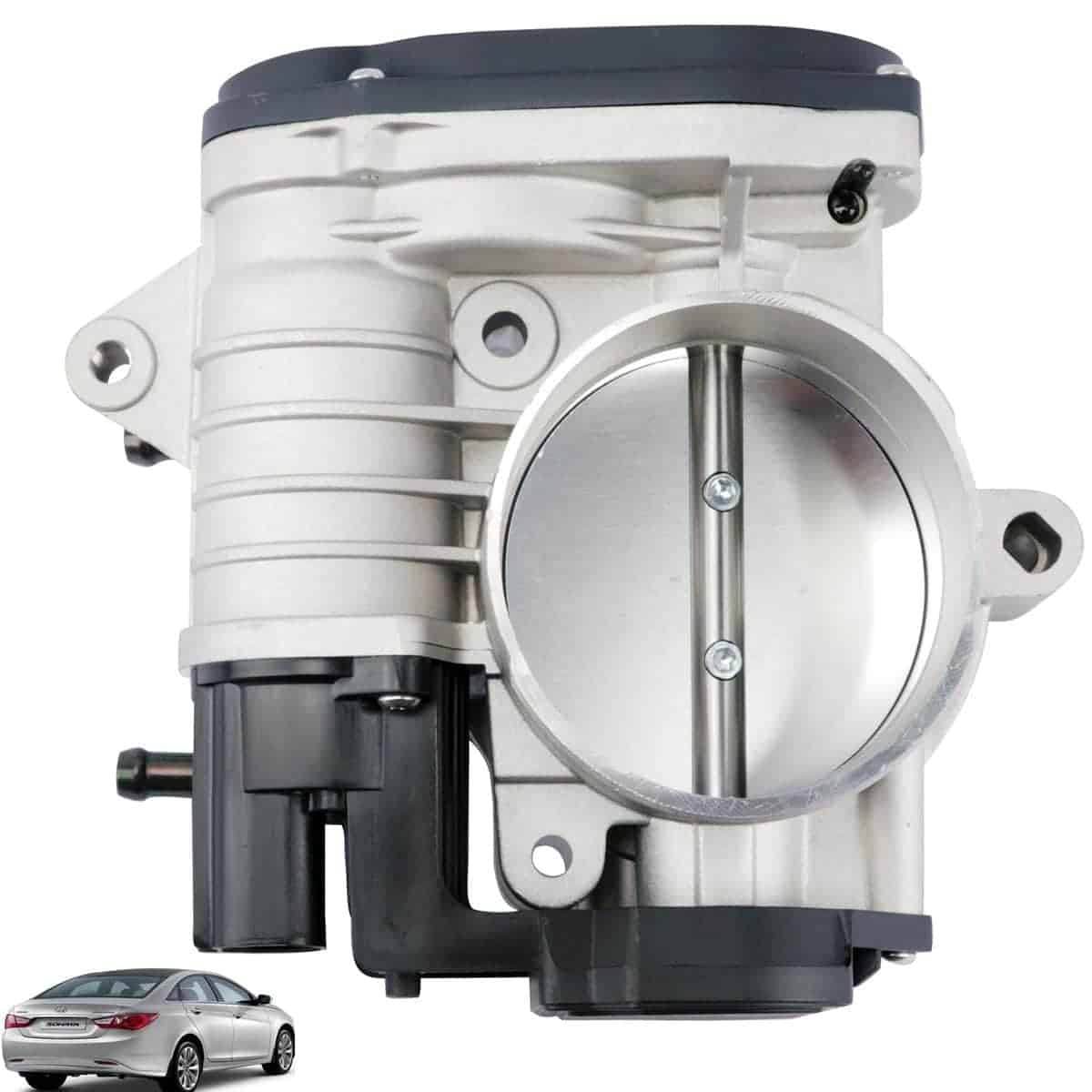 NUEVO Cuerpo del Acelerador Electrónico 75MM Compatible con - Imagen 3