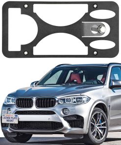 Soporte de placa de matrícula delantero para -Negro