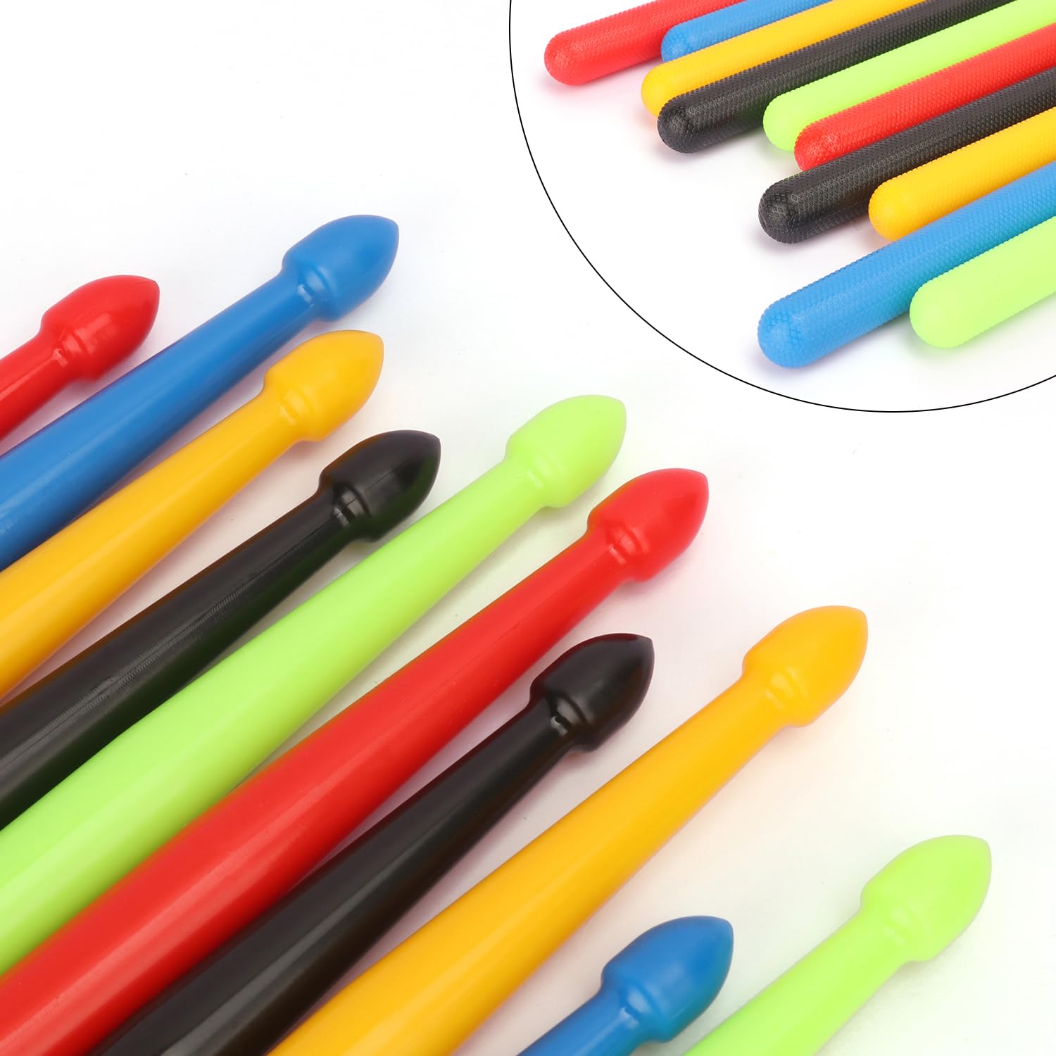 12 pares de baquetas, Baquetas de Tambor de Alta Calidad 16 - Imagen 4